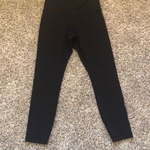 Lululemon leggings. 7/8 length.  Black. Size 8